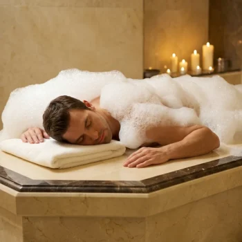 Men Massage & Moroccan Bath 45 Mins